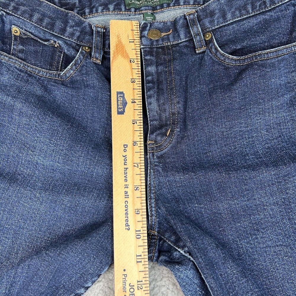 Lauren Ralph Lauren Jeans Womens 10 Blue Denim Classic Boot Cut Mid Rise - Picture 5 of 15